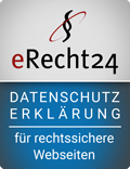 erecht24 siegel datenschutz rot